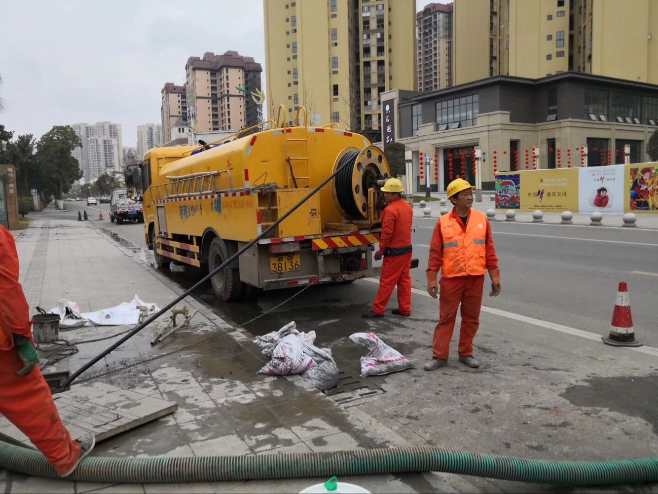 杞县排污管道清淤-管道清洗